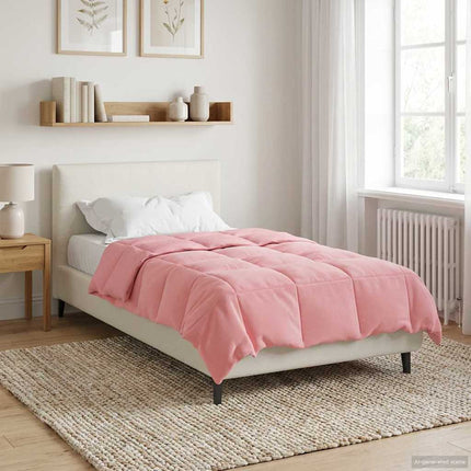 Full Års-Duvet Quiltad Rosa 155 x 220 cm Mikrofiber