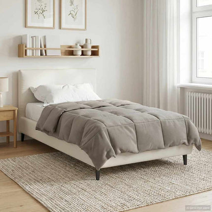 Full Års-Duvet Quiltad Grön 135 x 200 cm Mikrofiber