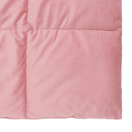 Vinter Täcke Quiltad Rosa 135 x 200 cm Mikrofiber