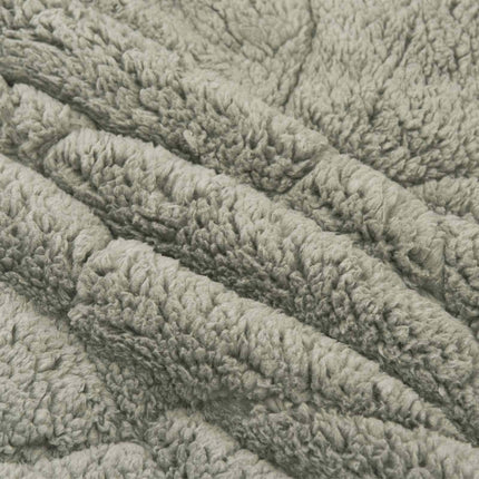 Sommar Duvet Ljusgrå 200 x 220 cm Mikrofiber och Teddyfleece