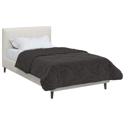 Full Års-Duvet Quiltad Antracit 140 x 220 cm