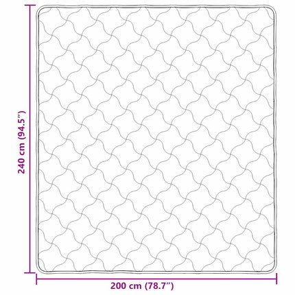 Full Års-Duvet Quiltad Antracit 200 x 240 cm