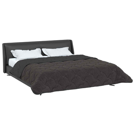 Full Års-Duvet Quiltad Antracit 200 x 220 cm