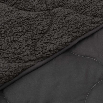 Full Års-Duvet Quiltad Antracit 240 x 260 cm