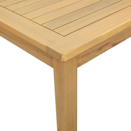 Kaffeebord Ljus akacia 85 x 85 x 45 cm Massivt Akaciaträ