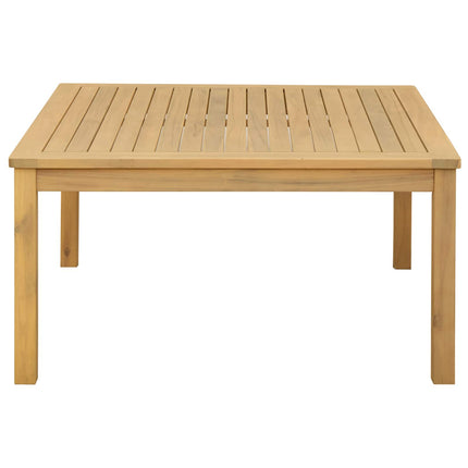 Kaffeebord Ljus akacia 85 x 85 x 45 cm Massivt Akaciaträ