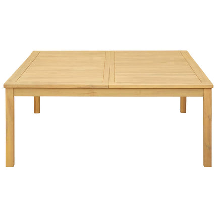 Kaffeebord Ljus akacia 110 x 110 x 45 cm Massivt Akaciaträ