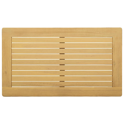 Kaffeebord Ljus akacia 70 x 40 x 36 cm Massivt Akaciaträ