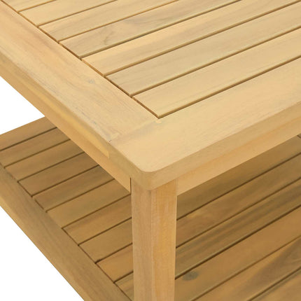 Sidobord Olivenatur 45 x 45 x 45 cm Massivt Akaciaträ