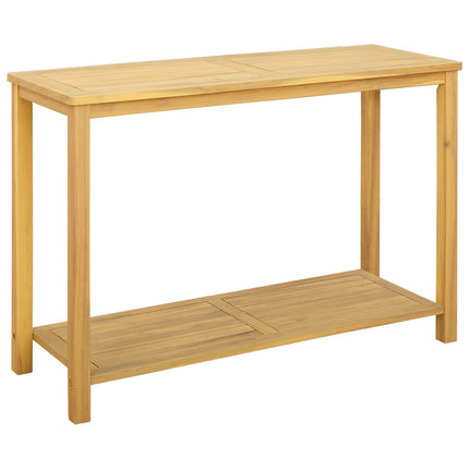 Trädgårdskonsolbord Ljus akacia 110 x 40 x 75 cm