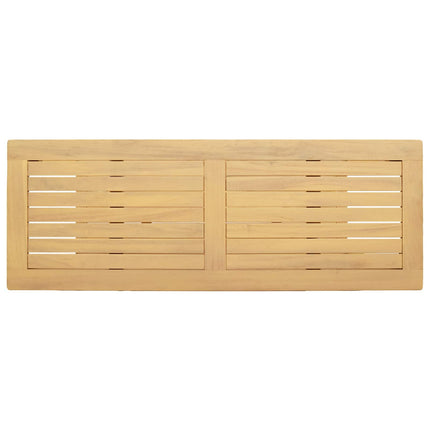 Trädgårdskonsolbord Ljus akacia 110 x 40 x 75 cm