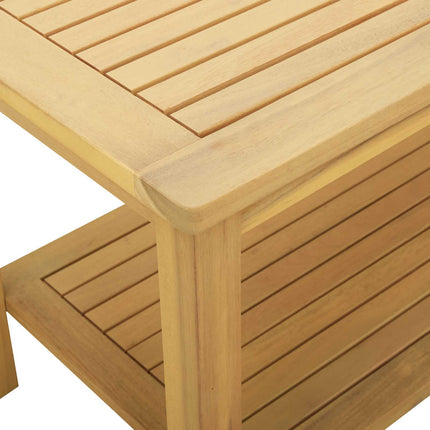 Sidobord Olivenatur 70 x 40 x 45 cm Massivt Akaciaträ