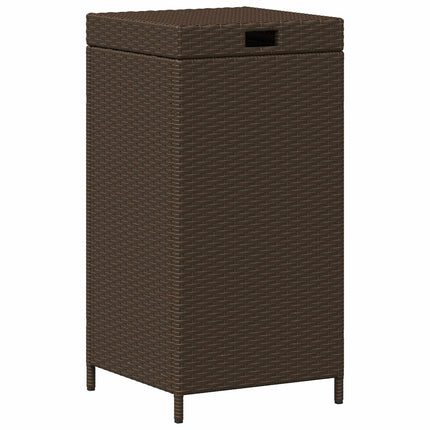 Utomhus soptunna Brun 40 x 40 x 80 cm konstrotting