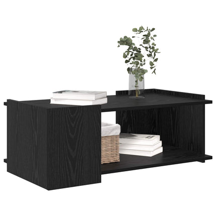 Kaffeebord Svart ek 90 x 50 x 33 cm Konstruerat trä