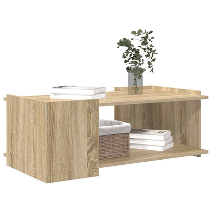 Kaffeebord Sonoma-ek 90 x 50 x 33 cm Konstruerat trä