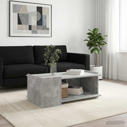 Kaffeebord Betonggrå 90 x 50 x 33 cm Konstruerat trä