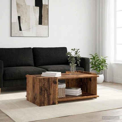 Kaffeebord Gammalt trä 90 x 50 x 33 cm Konstruerat trä