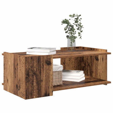 Kaffeebord Gammalt trä 90 x 50 x 33 cm Konstruerat trä