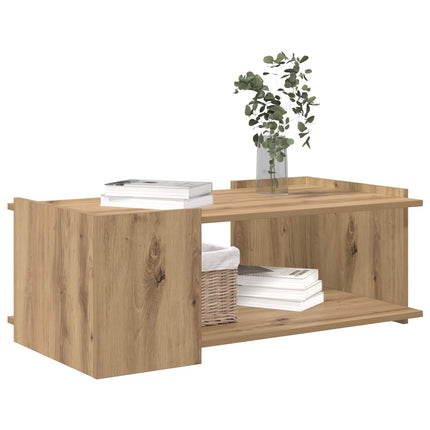 Kaffeebord Artisan-ek 90 x 50 x 33 cm Konstruerat trä