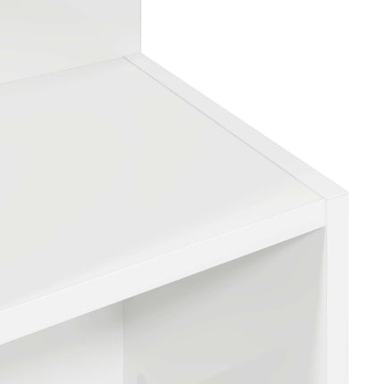 Sidobord Vit Ø 39,5 x 55 cm Konstruerat trä