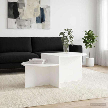 Kaffeebord Vit 100 x 50 x 40 cm Konstruerat trä