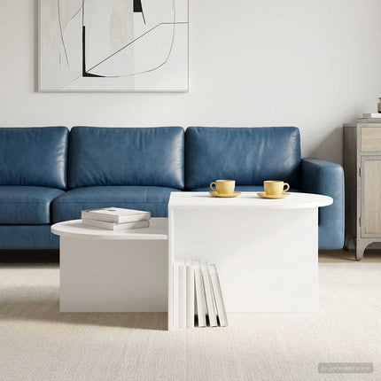 Kaffeebord Vit 100 x 50 x 40 cm Konstruerat trä