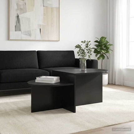 Kaffeebord Svart ek 100 x 50 x 40 cm Konstruerat trä