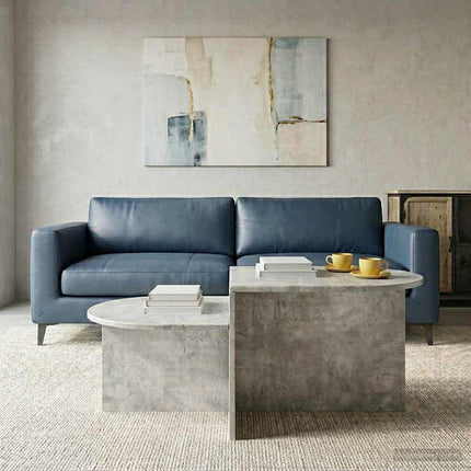 Kaffeebord Betonggrå 100 x 50 x 40 cm Konstruerat trä