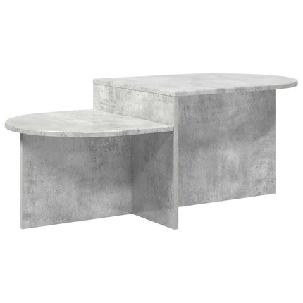 Kaffeebord Betonggrå 100 x 50 x 40 cm Konstruerat trä