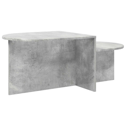 Kaffeebord Betonggrå 100 x 50 x 40 cm Konstruerat trä