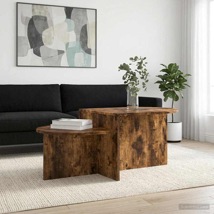 Kaffeebord Rökt ek 100 x 50 x 40 cm Konstruerat trä