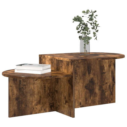 Kaffeebord Rökt ek 100 x 50 x 40 cm Konstruerat trä