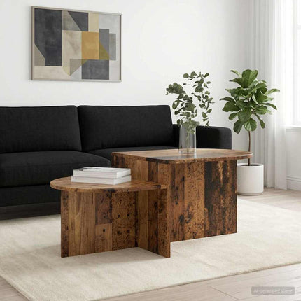 Kaffeebord Gammalt trä 100 x 50 x 40 cm Konstruerat trä