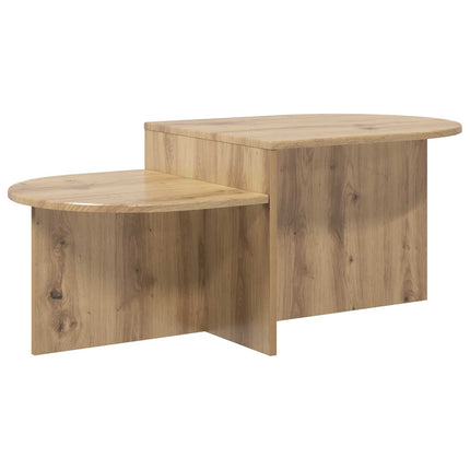 Kaffeebord Artisan-ek 100 x 50 x 40 cm Konstruerat trä