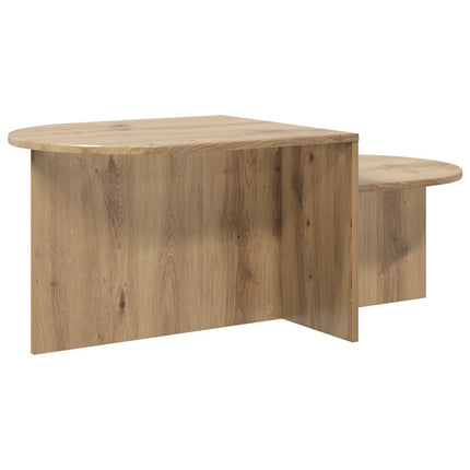 Kaffeebord Artisan-ek 100 x 50 x 40 cm Konstruerat trä