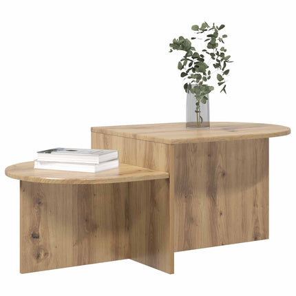 Kaffeebord Artisan-ek 100 x 50 x 40 cm Konstruerat trä