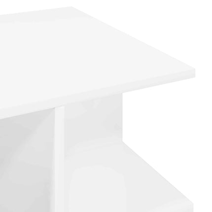 Kaffeebord Vit 87 x 50 x 45 cm Konstruerat trä