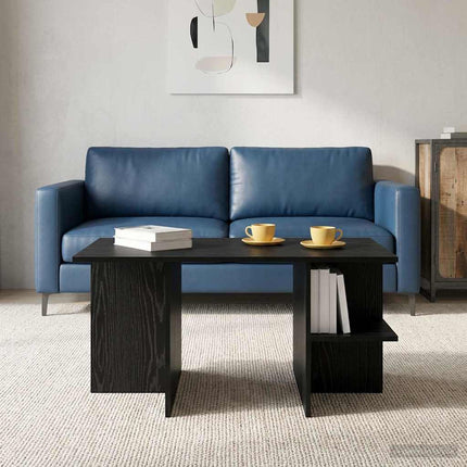Kaffeebord Svart ek 87 x 50 x 45 cm Konstruerat trä