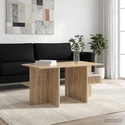 Kaffeebord Sonoma-ek 87 x 50 x 45 cm Konstruerat trä