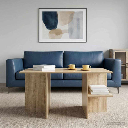 Kaffeebord Sonoma-ek 87 x 50 x 45 cm Konstruerat trä