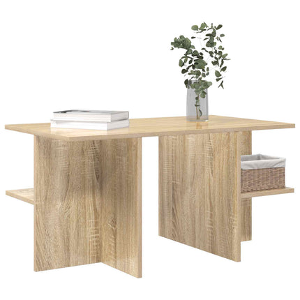 Kaffeebord Sonoma-ek 87 x 50 x 45 cm Konstruerat trä
