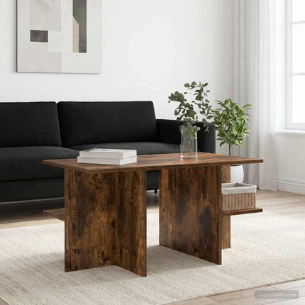 Kaffeebord Rökt Ek 87 x 50 x 45 cm Konstruerat trä