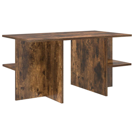 Kaffeebord Rökt Ek 87 x 50 x 45 cm Konstruerat trä