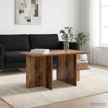 Kaffeebord Gammalt trä 87 x 50 x 45 cm Konstruerat trä