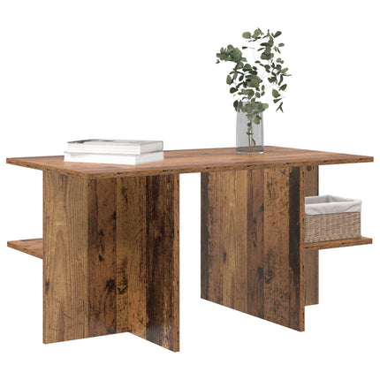Kaffeebord Gammalt trä 87 x 50 x 45 cm Konstruerat trä