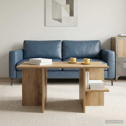 Kaffeebord Artisan-ek 87 x 50 x 45 cm Konstruerat trä