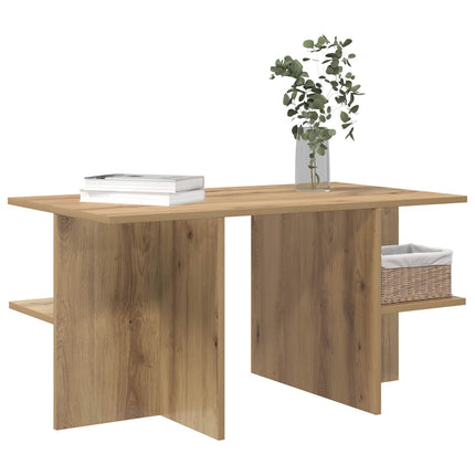 Kaffeebord Artisan-ek 87 x 50 x 45 cm Konstruerat trä