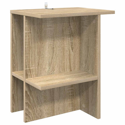 Kaffeebord 2 pcs Sonoma-ek 40 x 30 x 49 cm Konstruerat trä