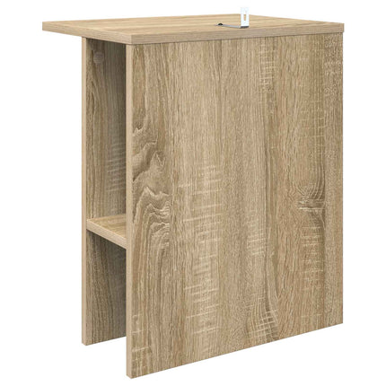 Kaffeebord 2 pcs Sonoma-ek 40 x 30 x 49 cm Konstruerat trä