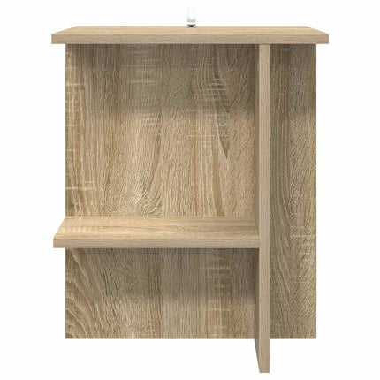 Kaffeebord 2 pcs Sonoma-ek 40 x 30 x 49 cm Konstruerat trä